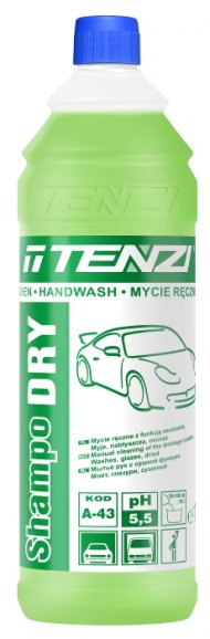 TENZI Shampo DRY 1 L Super środek do ręcznego mycia karoserii samochodowej z funkcją nabłyszczania i osuszania - TENZI Shampo DRY 1 L